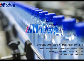 PET Bottle Water Filling Machine Running Test