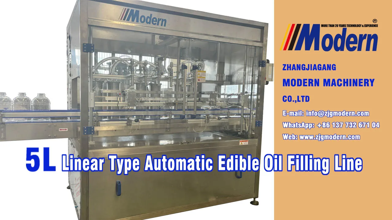 The Advancements of the 5L Linear Automated Edible Oil Filling Machine