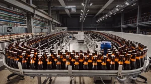 Beer bottling line