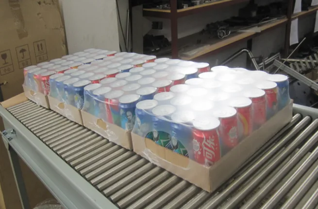 Combined Half Tray Cardboard Shrink Wrap Packaging Machine view 2