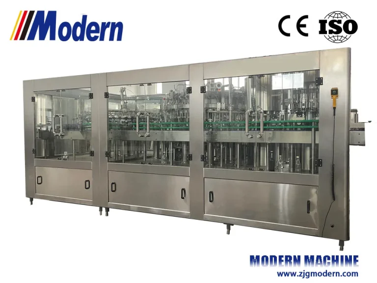 Glass Bottle Soft Drink Filling Machine