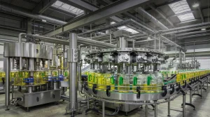 Edible oil filling line