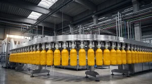 Juice hot filling line