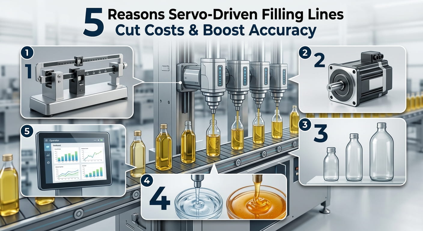 5 Reasons Servo-Driven Filling Lines Cut Costs & Boost Accuracy